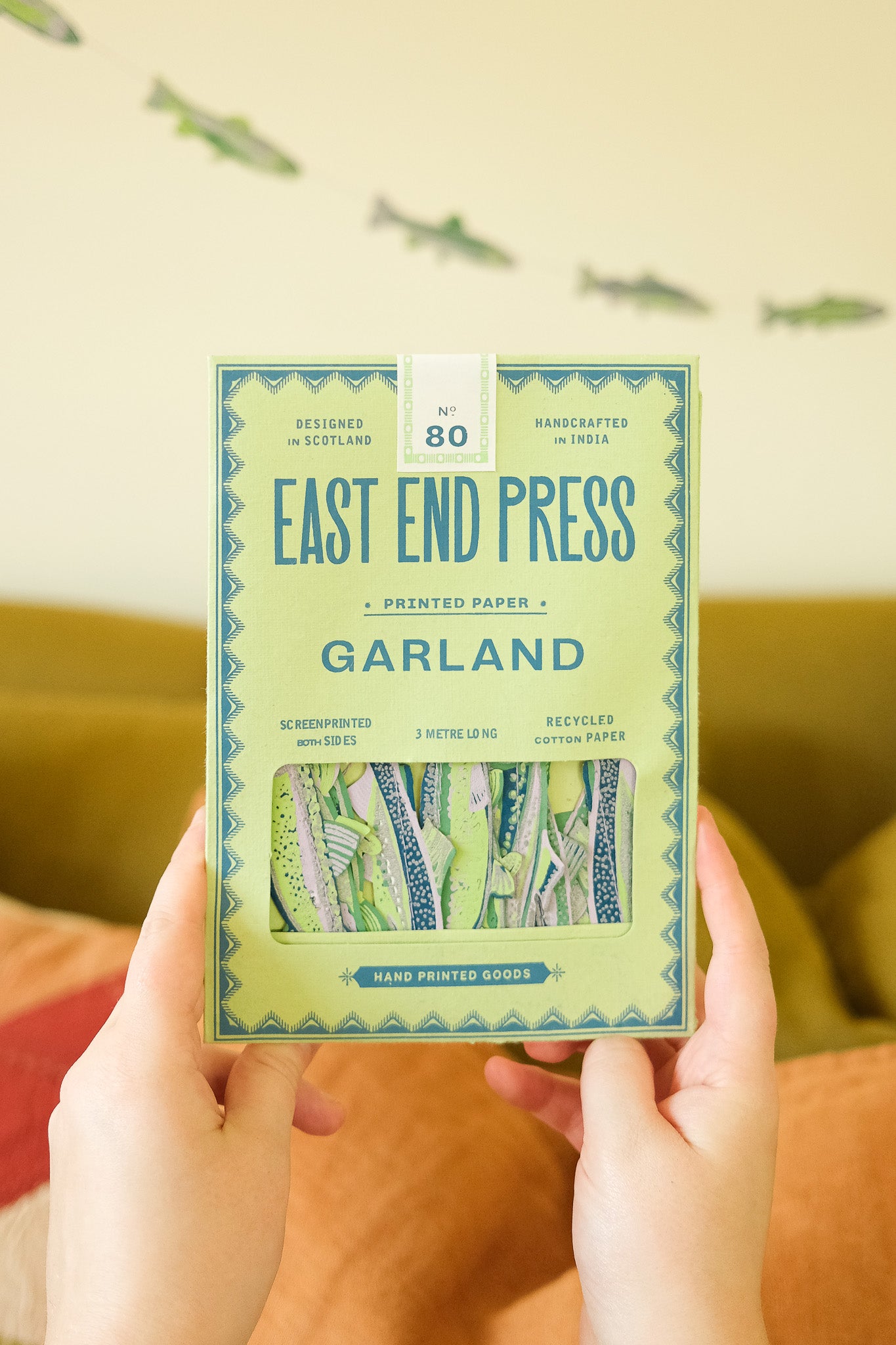 Tasty Anchovies Sewn Garland