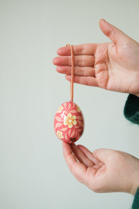 Floral Pink Egg