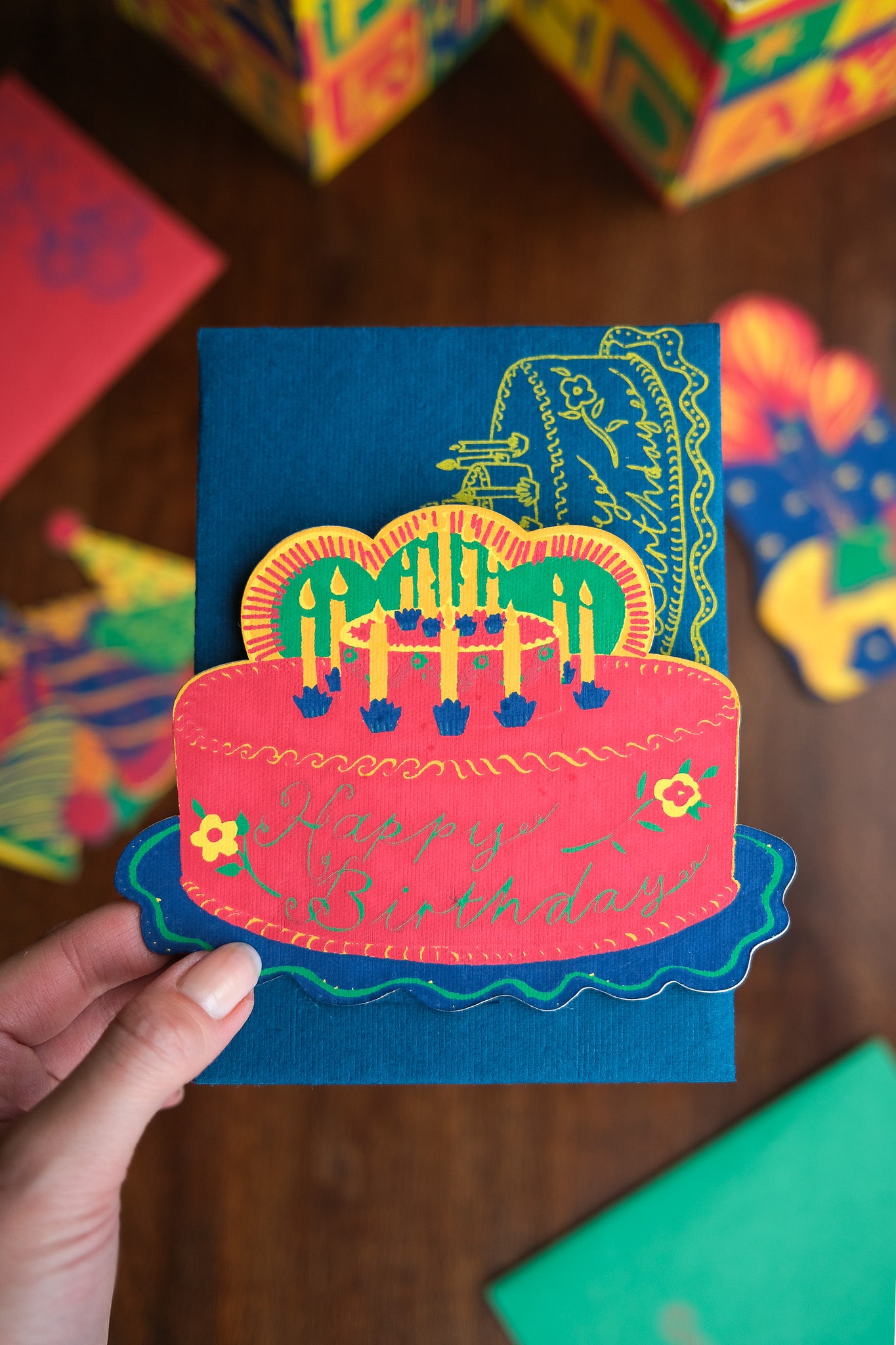 Party Cake Greeting Card