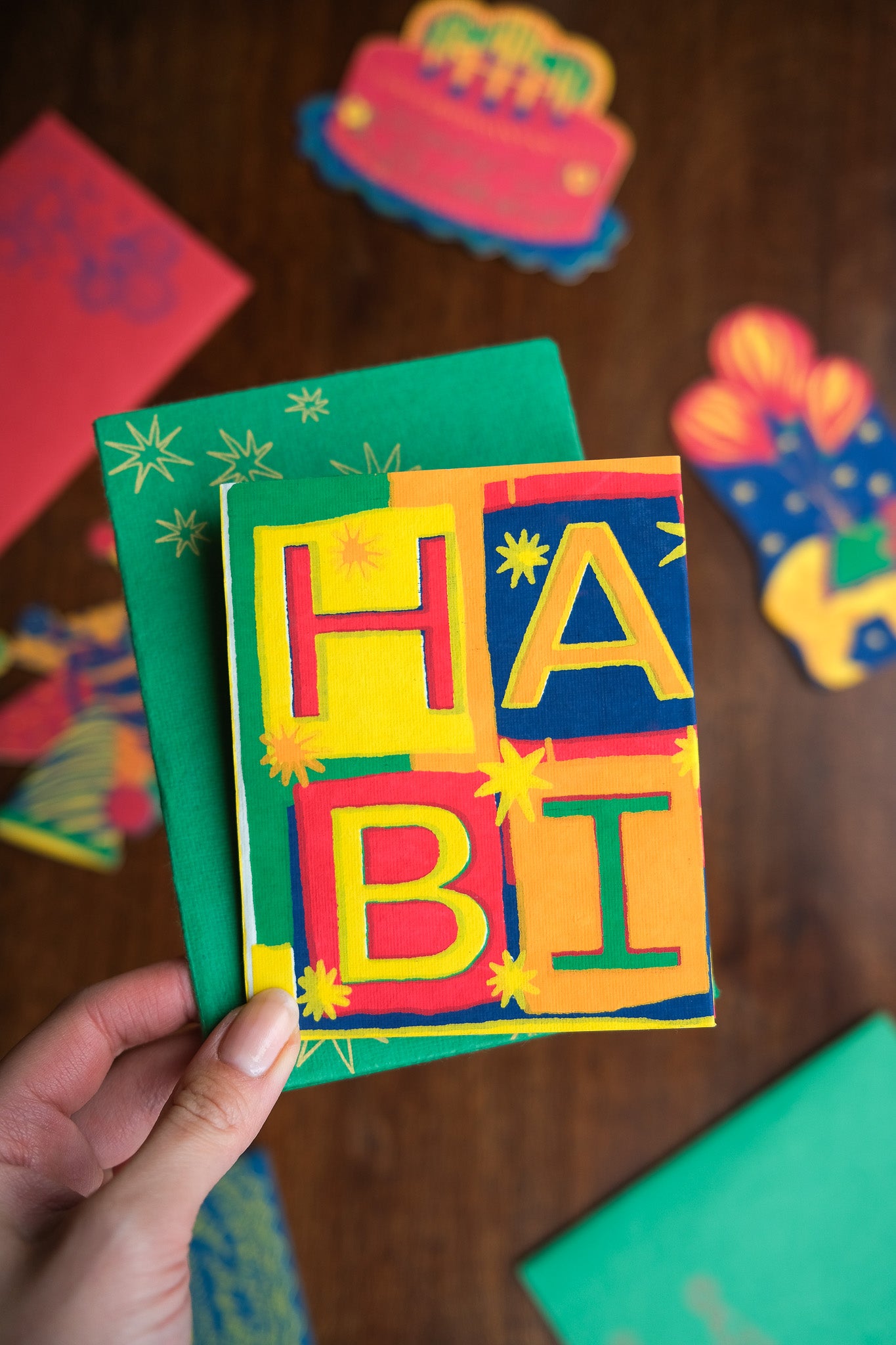 Happy Birthday Concertina Greeting Card