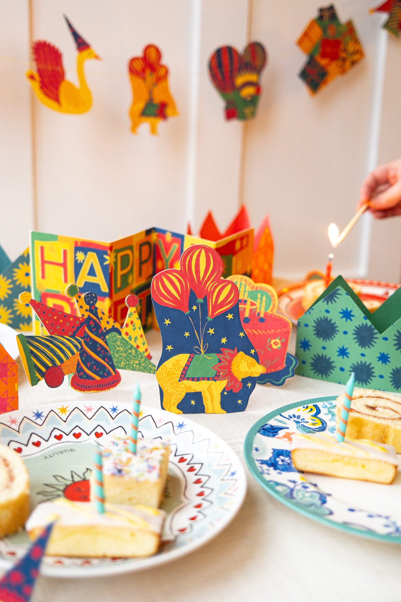 Party Bear Greeting Card