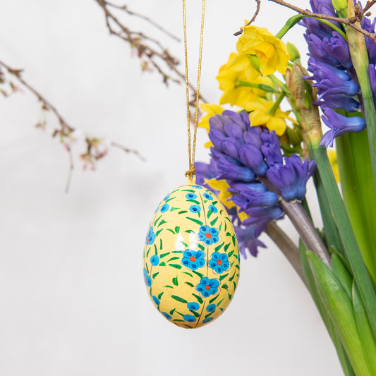 Yellow & Blue Easter Egg