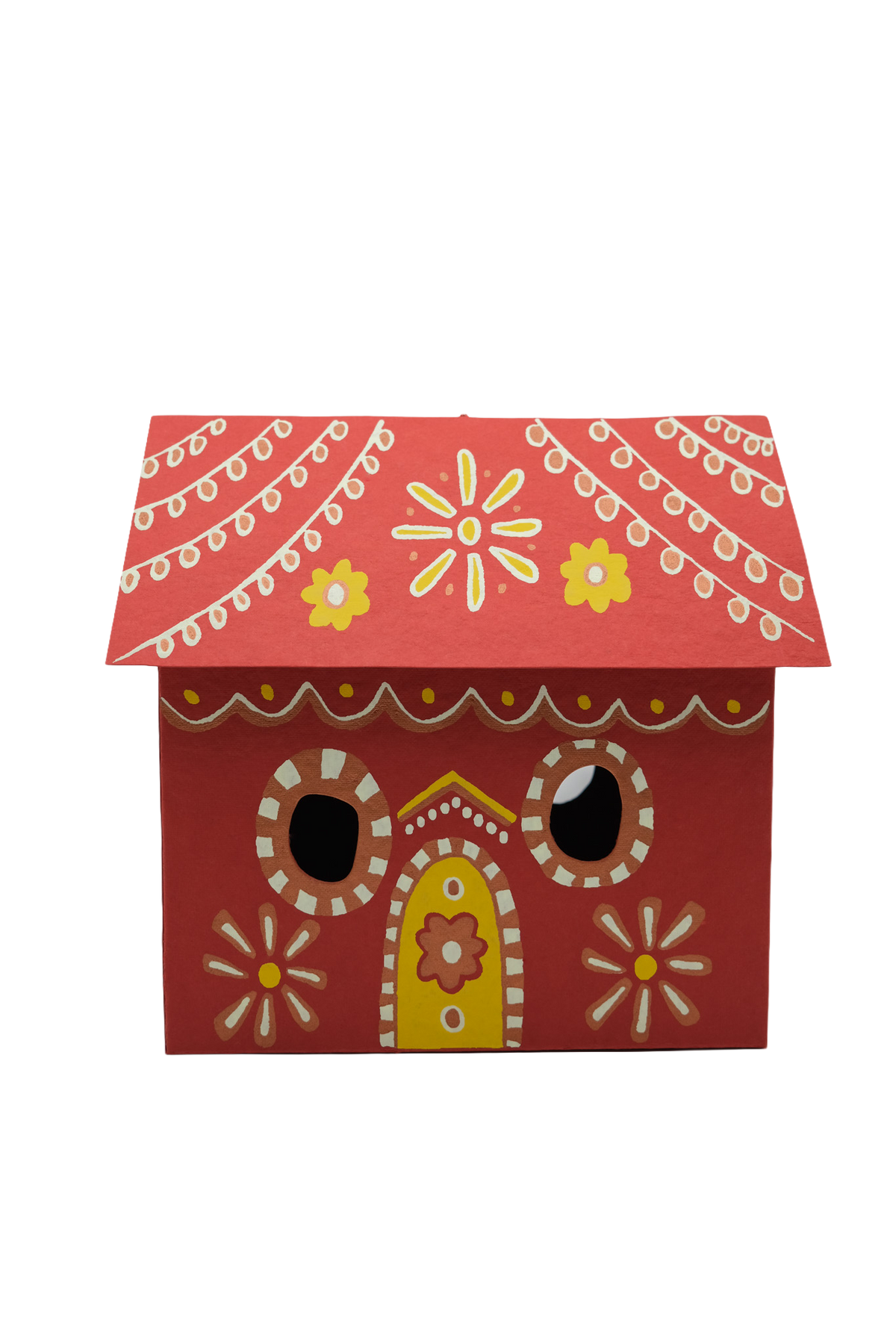 Large Gingerbread House Decorative Box