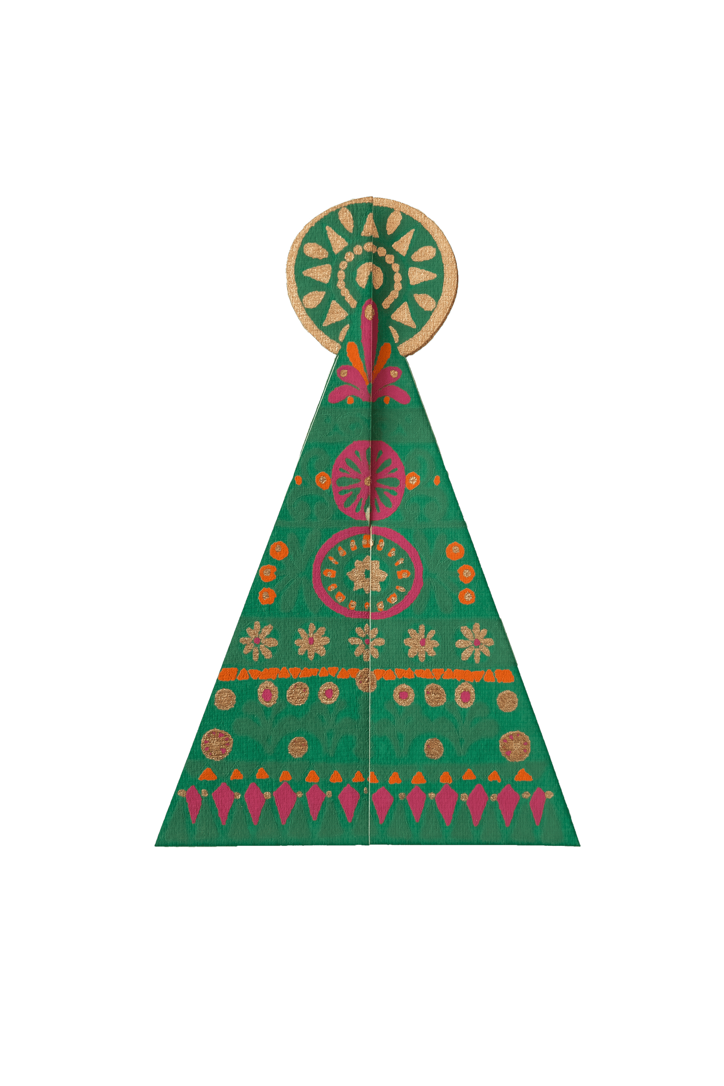 Patterned Tree Greeting Card