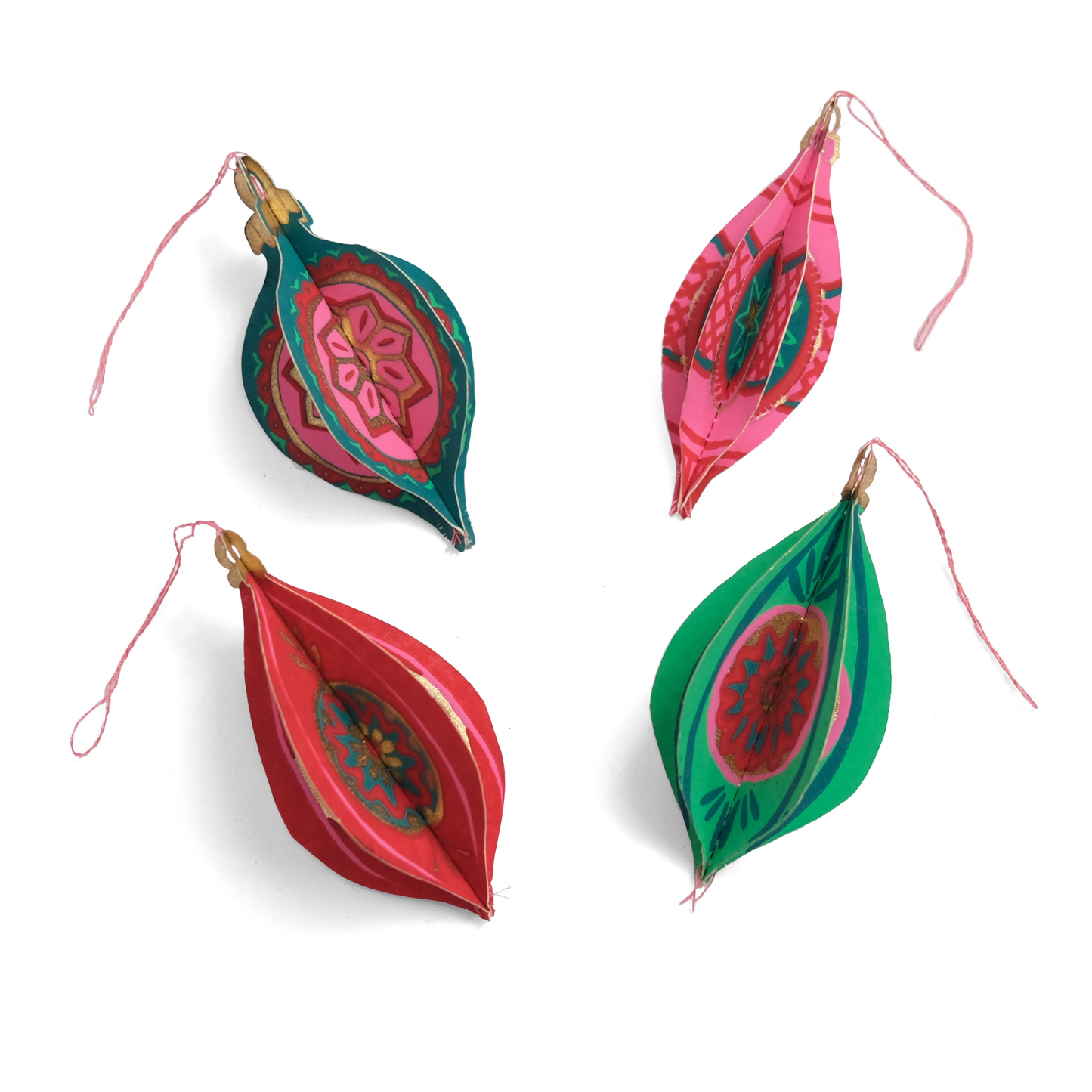 Baubles Paper Ornaments