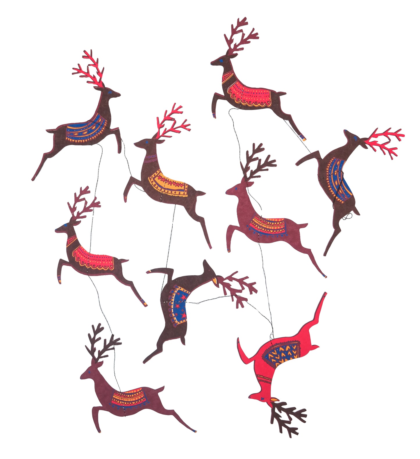 Reindeer Vertical Wall Hanging