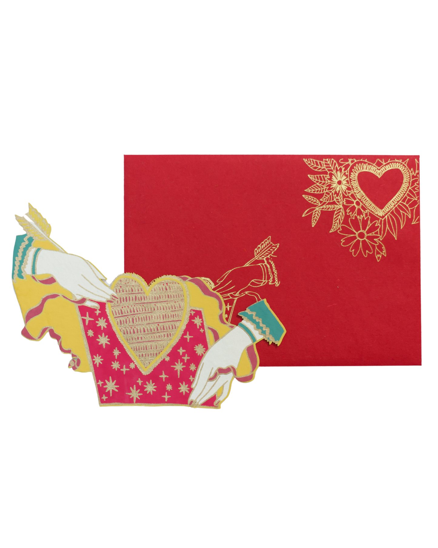 Heart and Hands Greeting Card