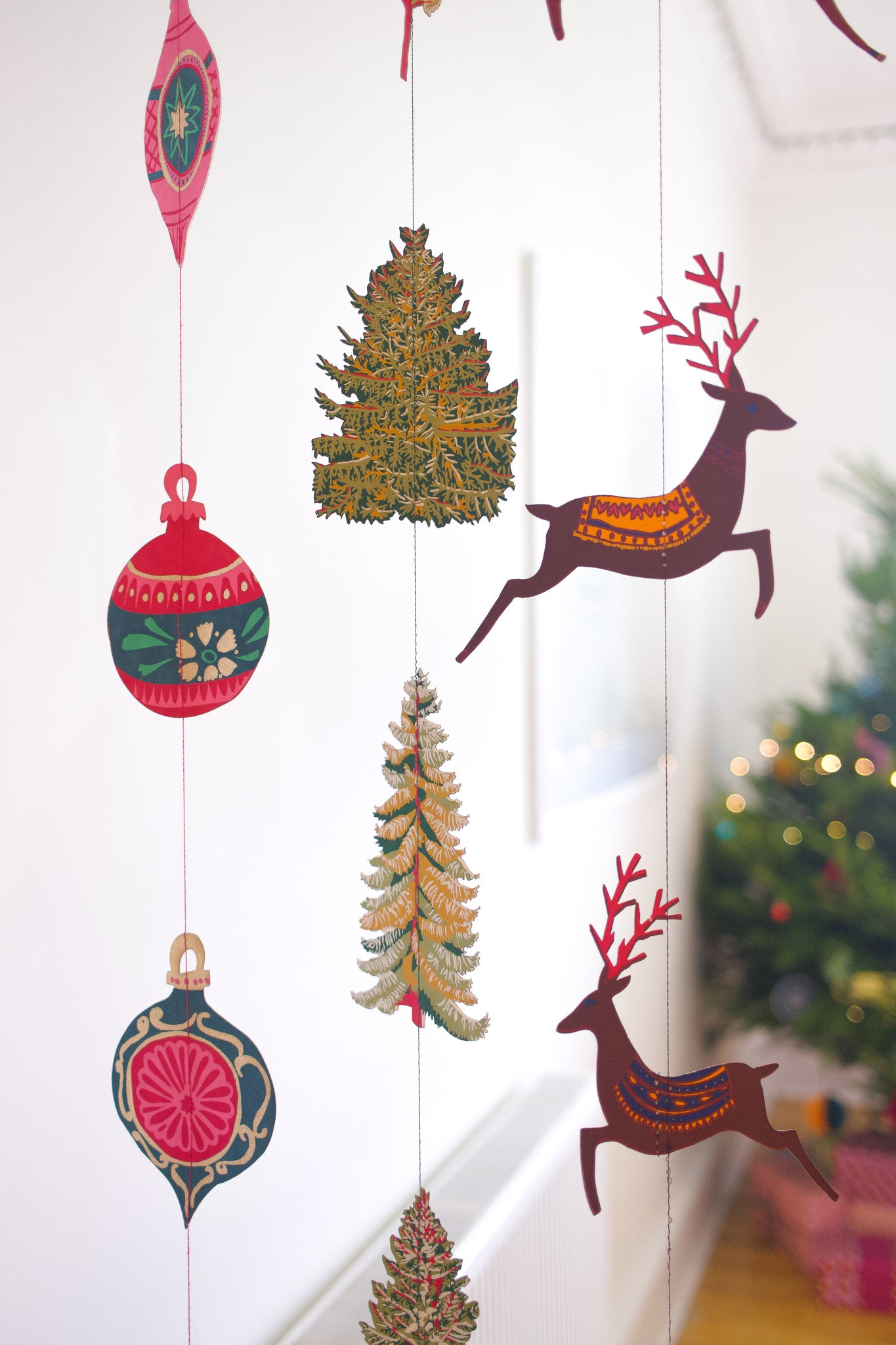 Baubles Vertical Wall Hanging