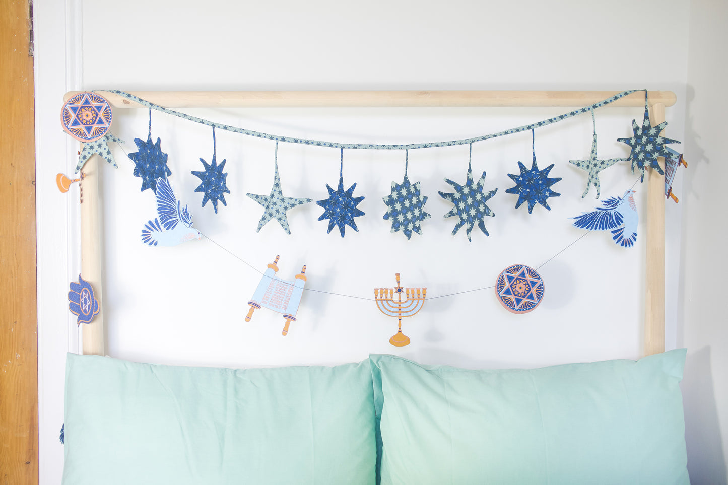 Hanukkah Sewn Garland