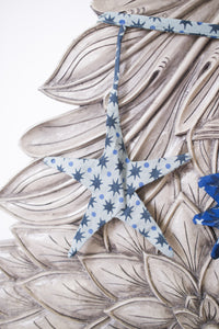 Blue Star Fabric Garland