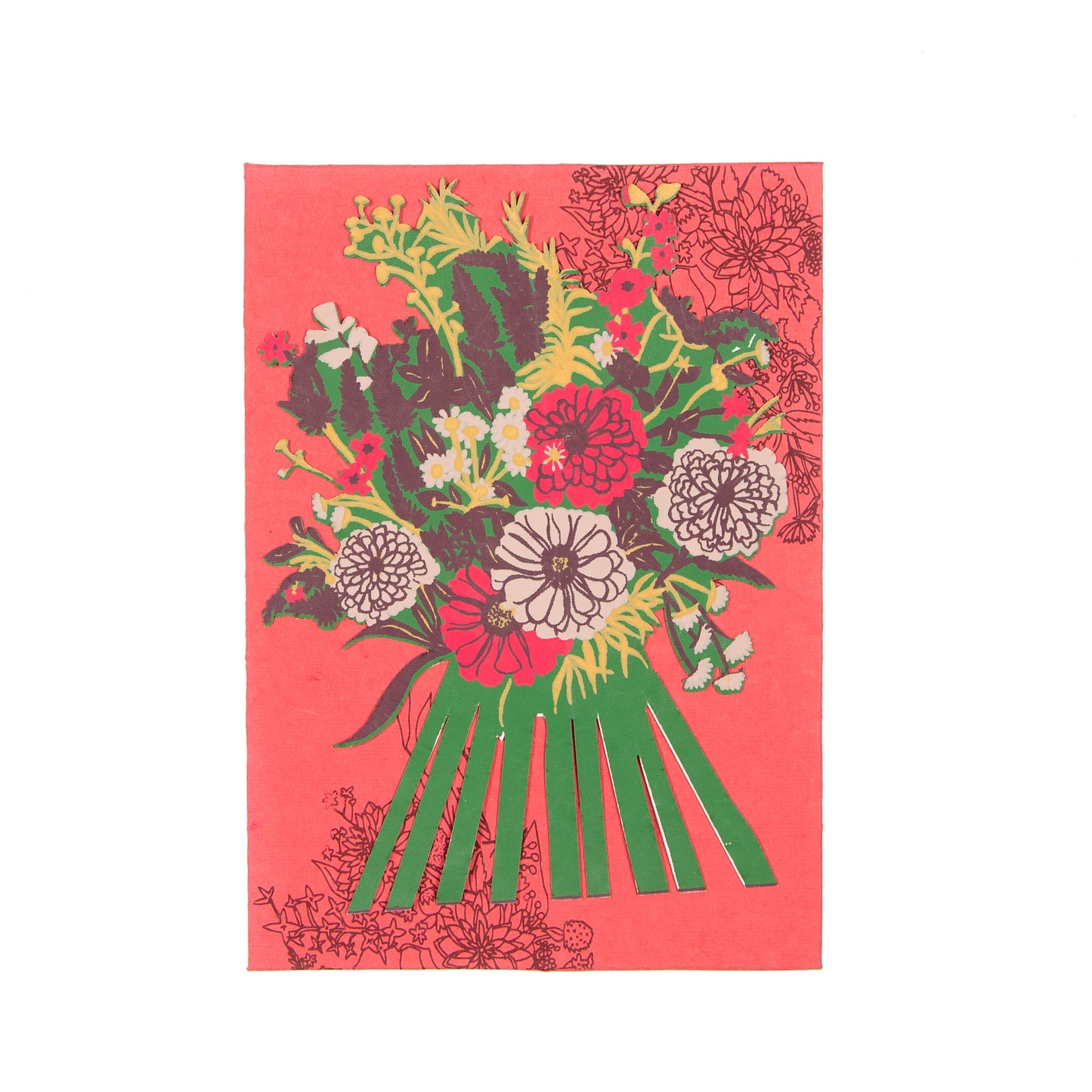 Marigold Green Greeting Card