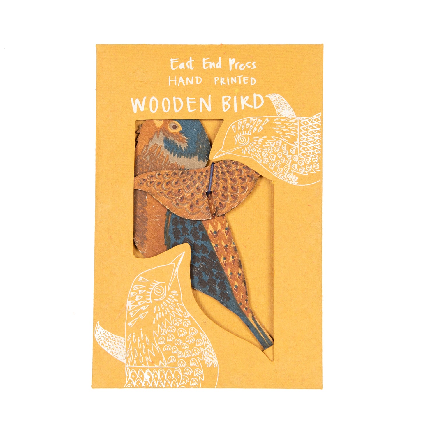 Poole PotteryCelestial Birds Ornament, Set of 2, Black/Blue